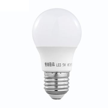 爱迪普森 全光谱球灯泡5W，6000K，白光，E27，Φ50×90mm AD-GP5