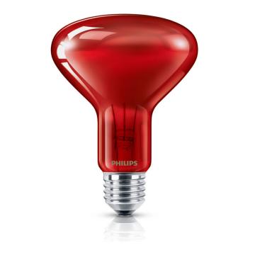 PHILIPS/飞利浦 红外线畜牧取暖灯泡 R95 IR 100W E27 230V Red 1CT/25