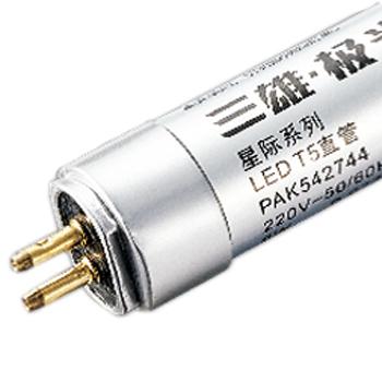 三雄极光 LED T5灯管，星际系列PAK542744，8W，双端，0.6米，6500K白光 PAK542744