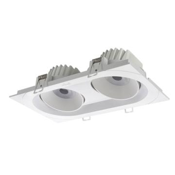 雷士 99全塑格栅射灯5W，黄光，开孔100×100mm，IP20 NLED5601AE1-3000K