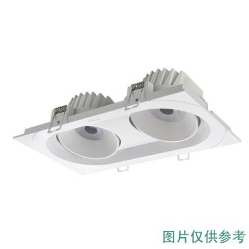 雷士 99全塑格栅射灯15W，白光，开孔120×120mm，IP20 NLED5601AE3-5700K
