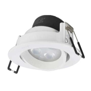 雷士 LED嵌入式射灯黄光，φ75mm NLED1144ND 4W-3000K/30°