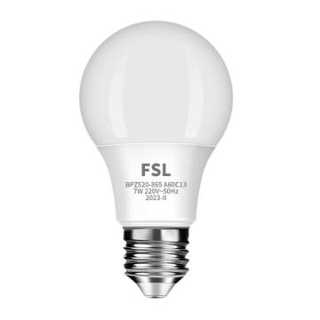 佛山照明 灯泡，超炫三代系列A60220V7W6500KE27-100×1 A60220V7W6500KE27-100×1