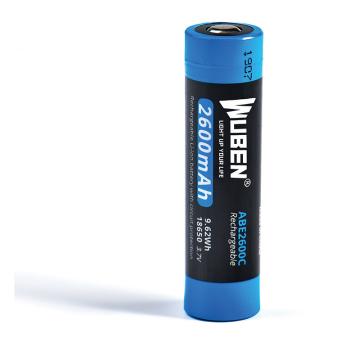 务本 18650锂离子电池2600mAh，含单支包装 ABE-2600C