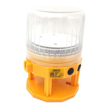 正辉 LED太阳能警示灯3W，IP66，DC5V，白光6000K，黄色，智控型 ZH9303A