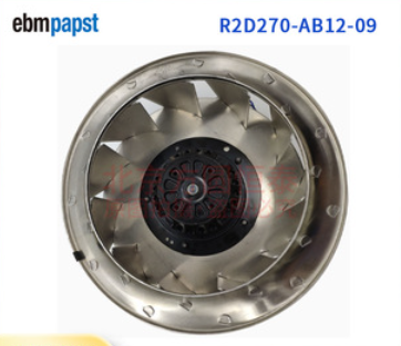ebmpapst 散热风机 R2D270-AB12-09 Y形接法 400V～50/60 Hz, 0.68/0.91A, 375/560W, 2710/2980mi n-1, （尺寸 270mm）