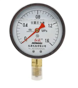HQ/红旗 压力表 YTN-200BF 0-0.6MPA  M14*1.5