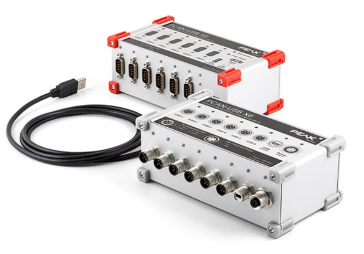 PEAK PCAN-USB X6 IPEH-004064 DB9接头，CAN端带隔离