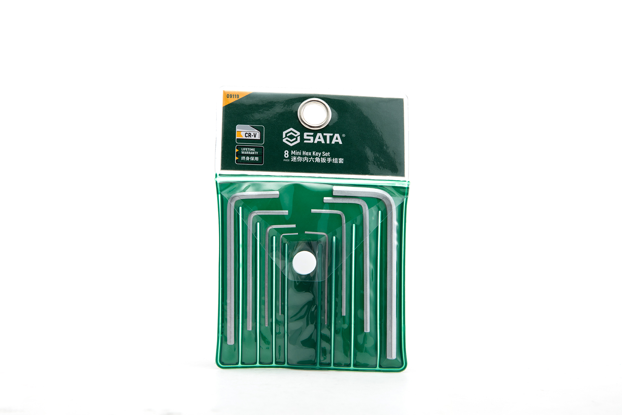 SATA/世达 8件迷你内六角扳手组套 09119
