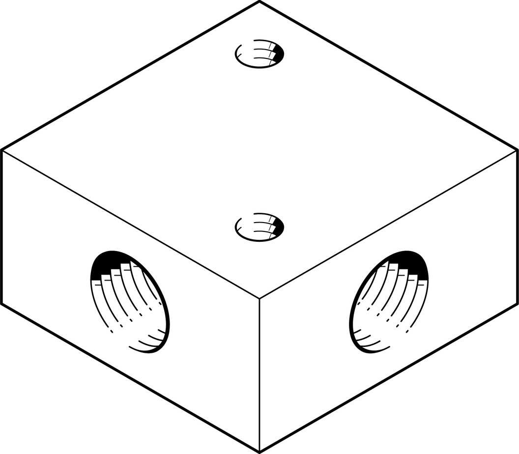 FESTO/费斯托 分气块 FR-4-1/4