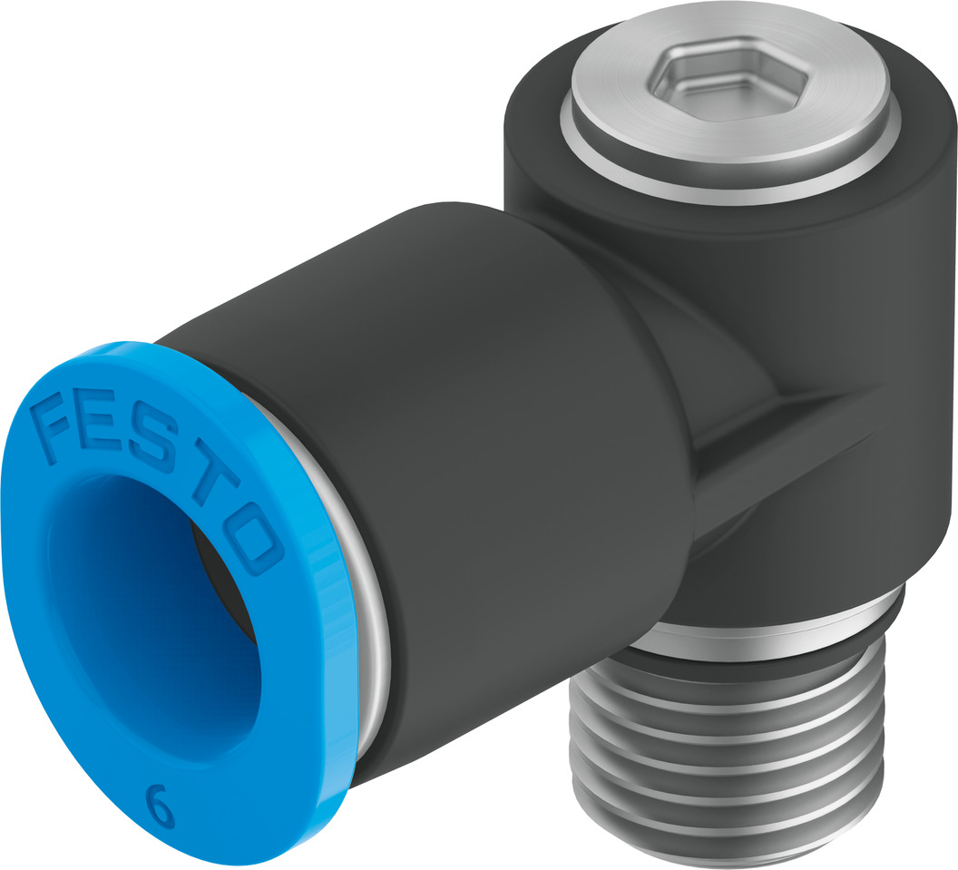 FESTO/费斯托 L 型快插式螺纹接头 QSMLV-M7-6-I