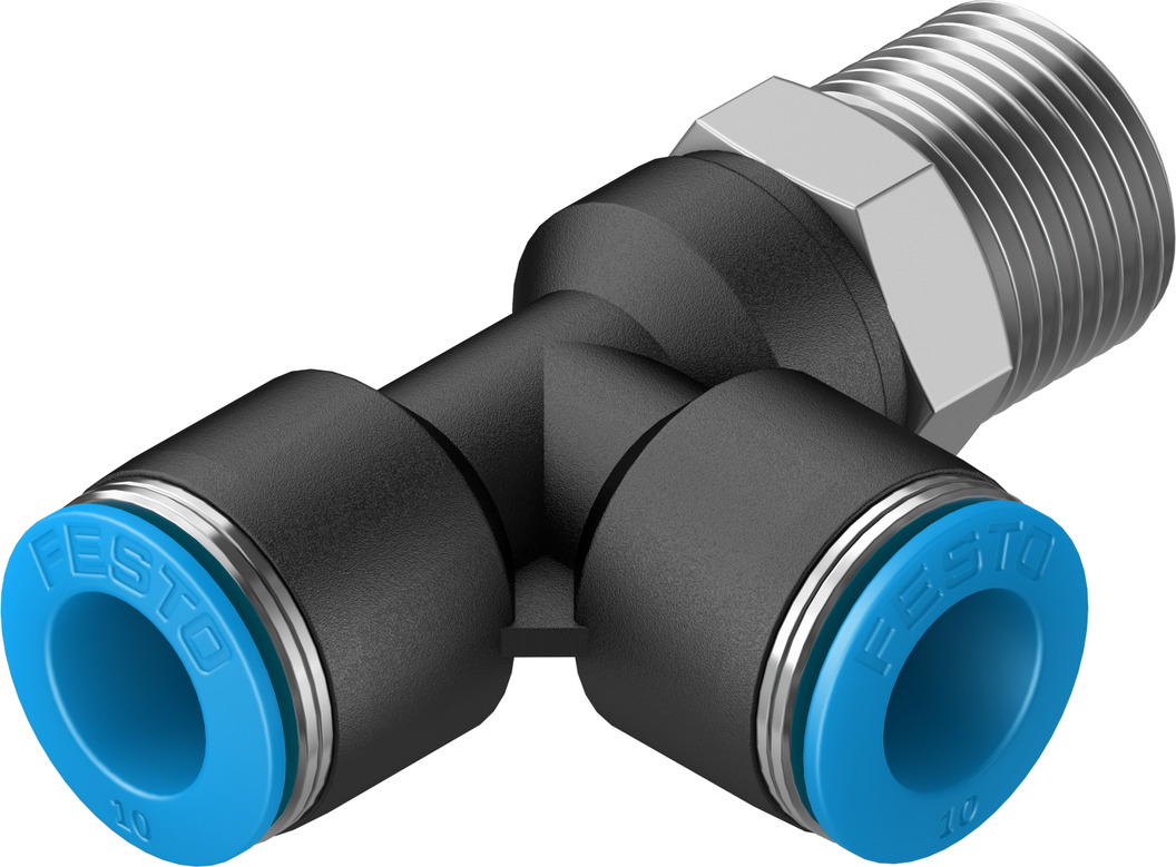 FESTO/费斯托 T 型快插接头 QSTL-3/8-10