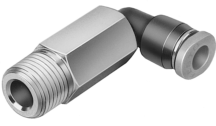 FESTO/费斯托 L 型快插式螺纹接头，加长型 QSMLL-1/8-4