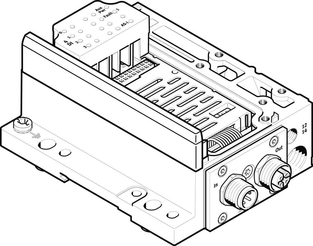 FESTO/费斯托 电接口 VMPA-ASI-EPL-G-4E4A-Z