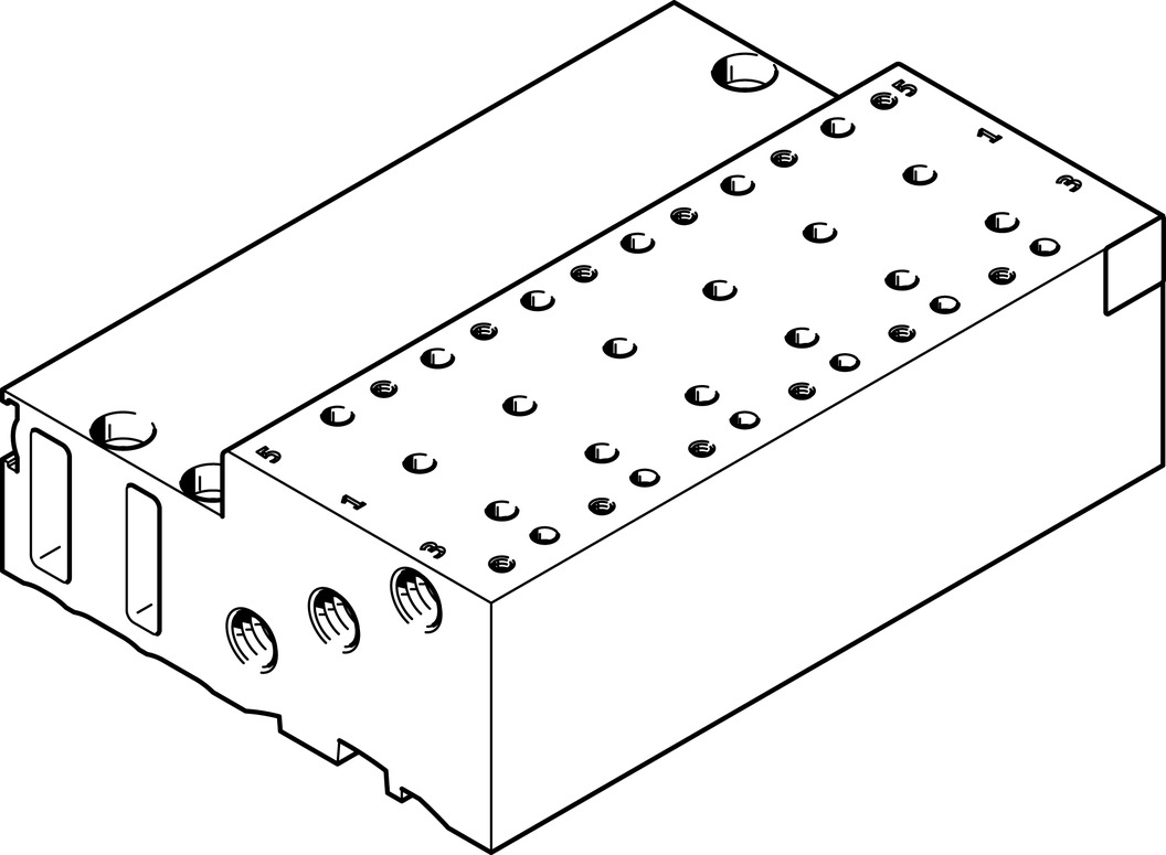 FESTO/费斯托 气路板模块 MHP2-PR6-5