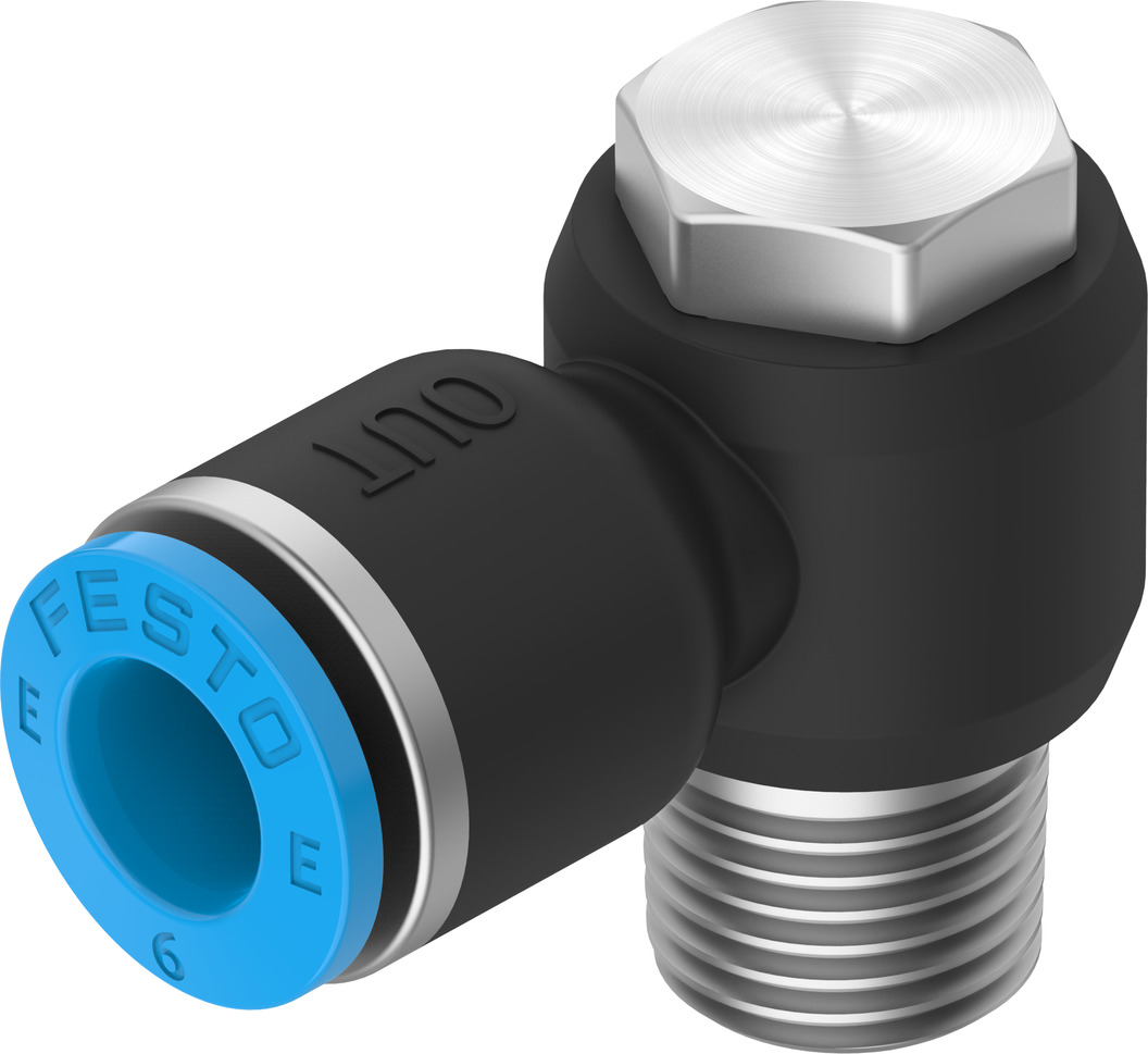 FESTO/费斯托 L 型快插式螺纹接头 NPQE-LH-R18-Q6-P10
