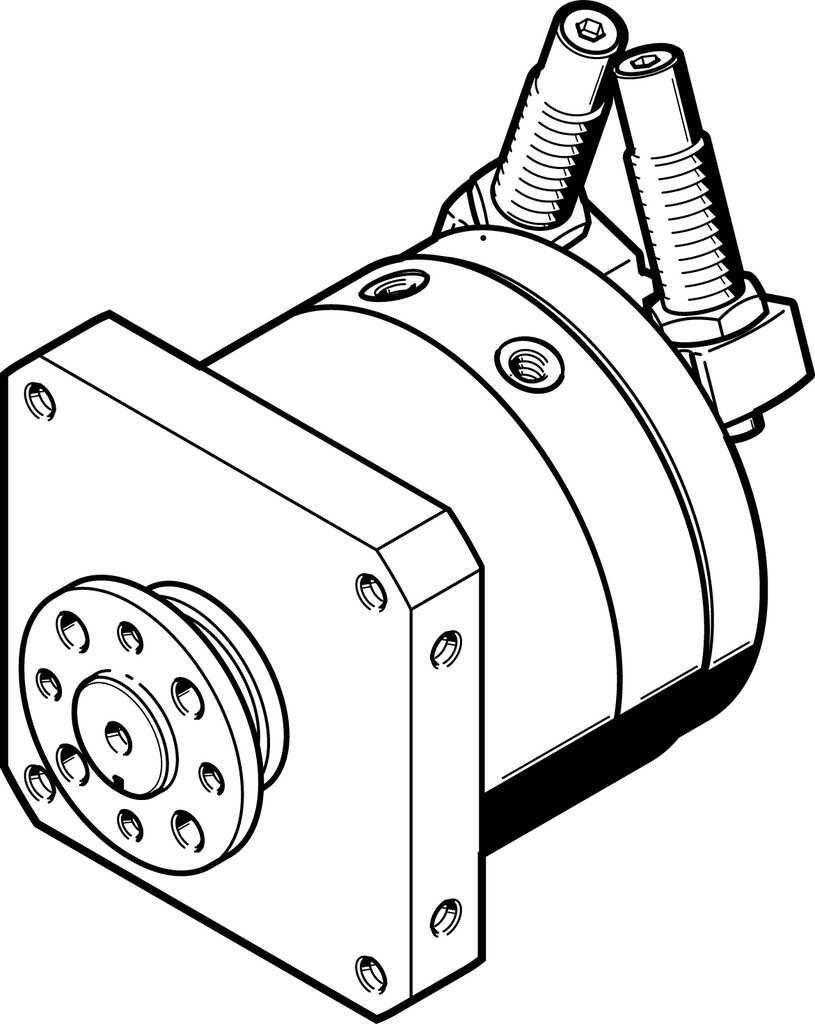FESTO/费斯托 摆动气缸 DSM-T-12-270-CC-FW-A-B