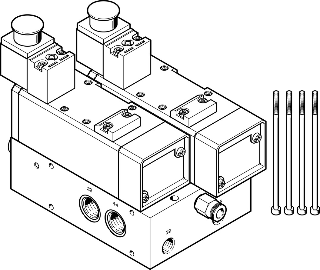 FESTO/费斯托 底座 VABP-S1-2V1G-G38-2M-A1