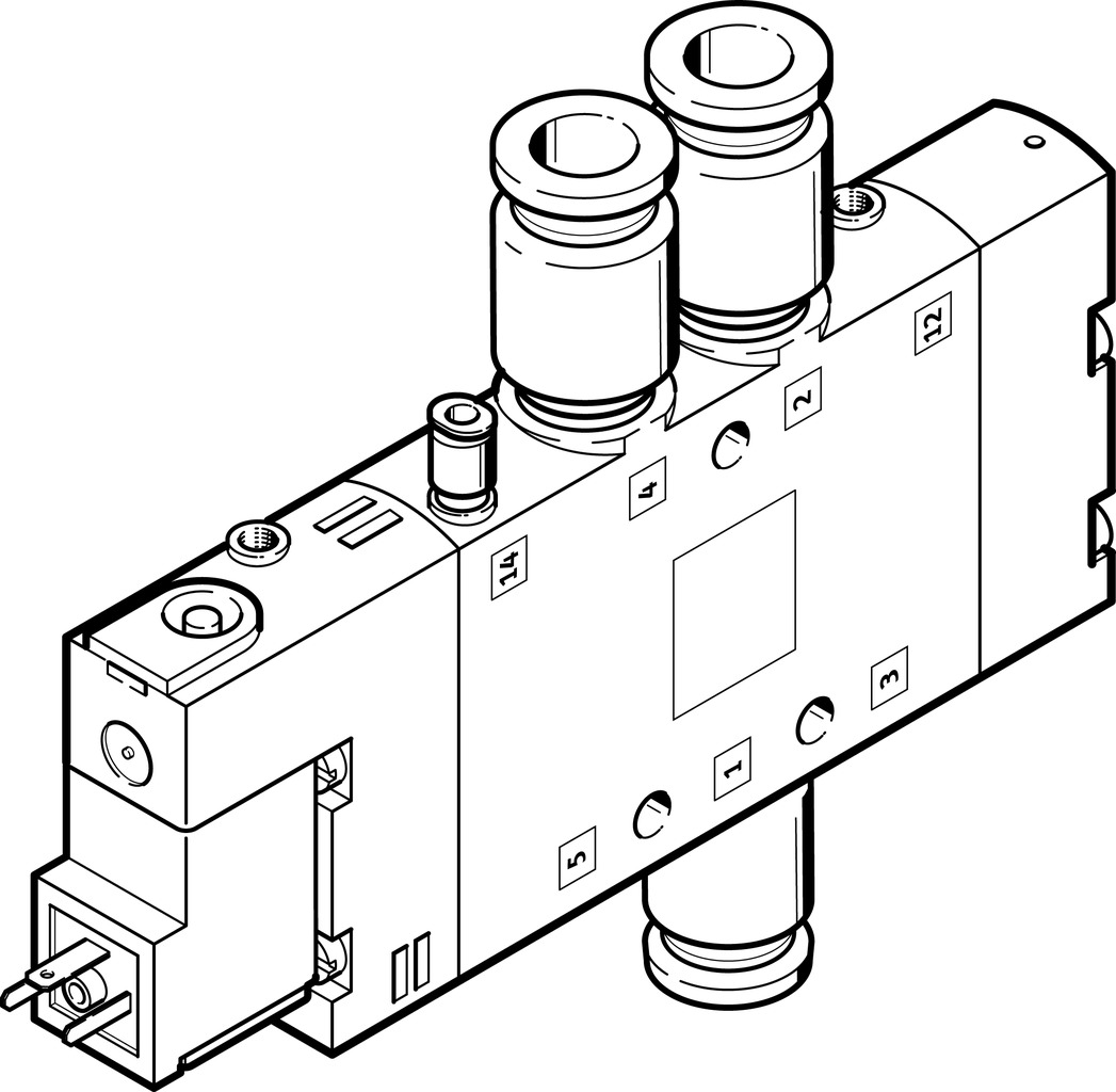 FESTO/费斯托 电磁阀 CPE18-M1H-5L-QS-10