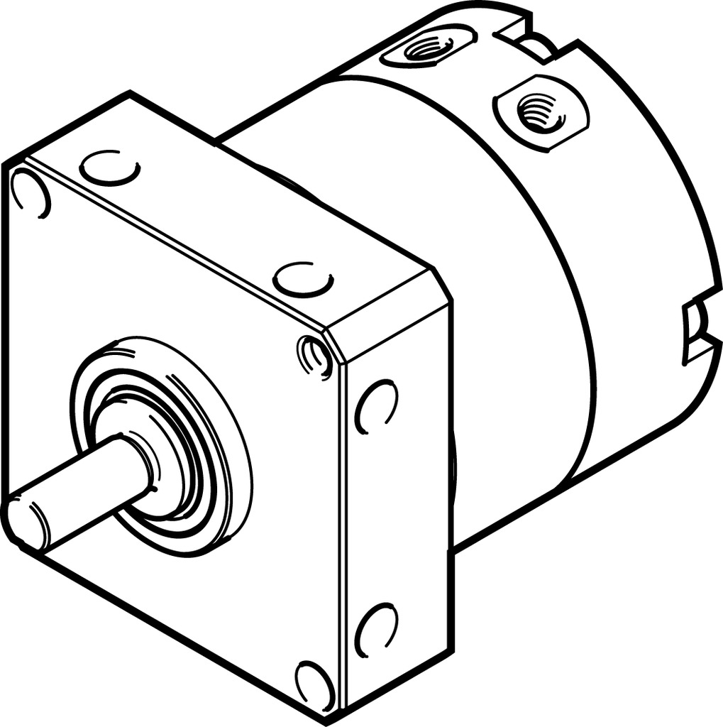 FESTO/费斯托 摆动气缸 DSM-T-10-90-P