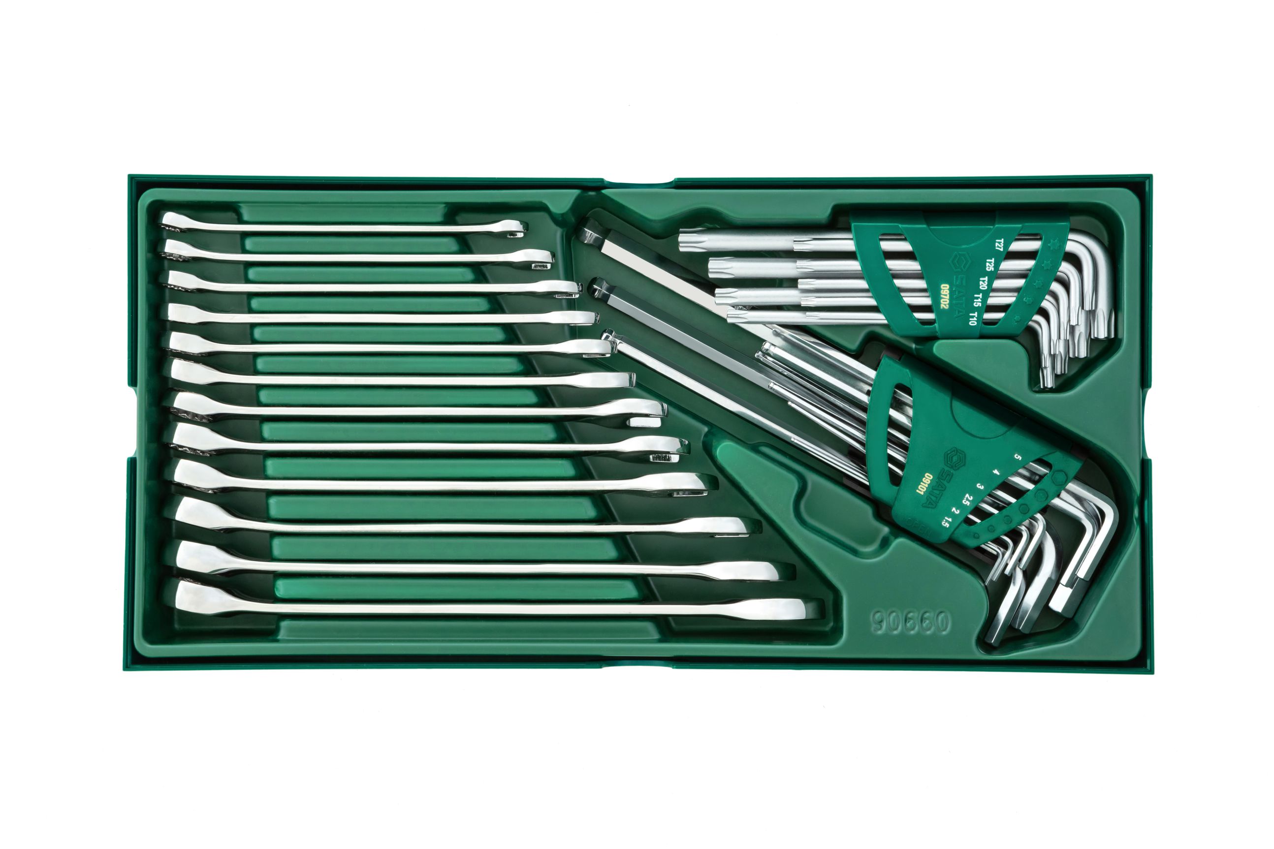 SATA/世达 工具托组套-30件两用扳手及内六角扳手 09906