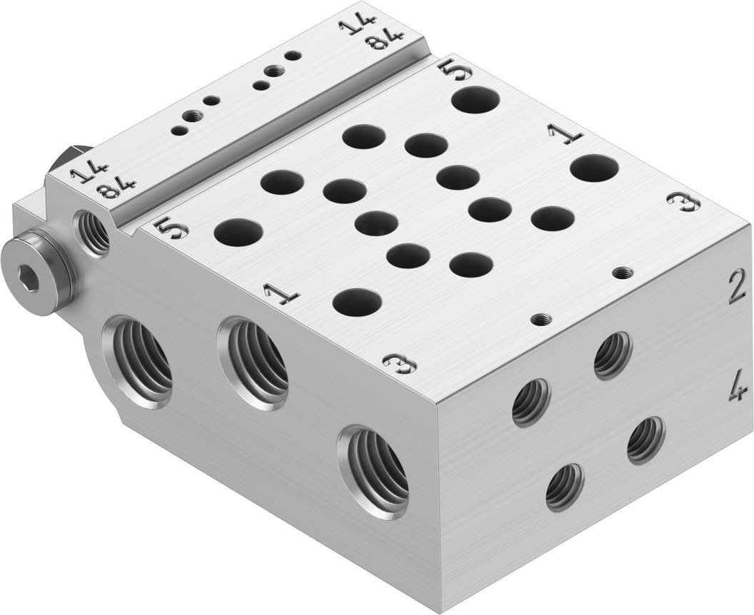FESTO/费斯托 气路板 VABM-L1-10W-G18-2