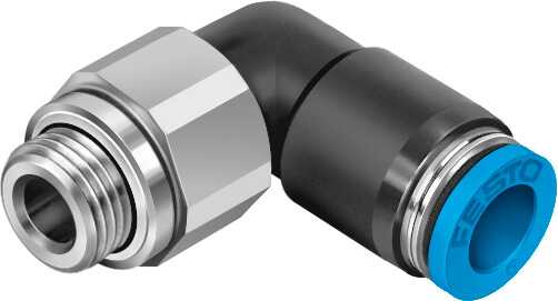 FESTO/费斯托 L 型快插式螺纹接头，可旋转型 QSRL-G1/8-8