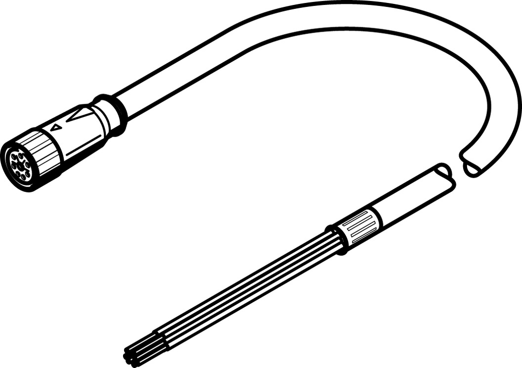 FESTO/费斯托 电机电缆 NEBM-M23G8-E-15-Q9N-LE8