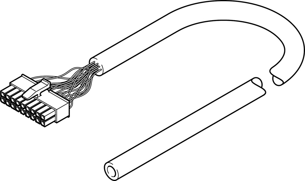 FESTO/费斯托 连接电缆 NEBM-L5G18-E-10-N-LE18