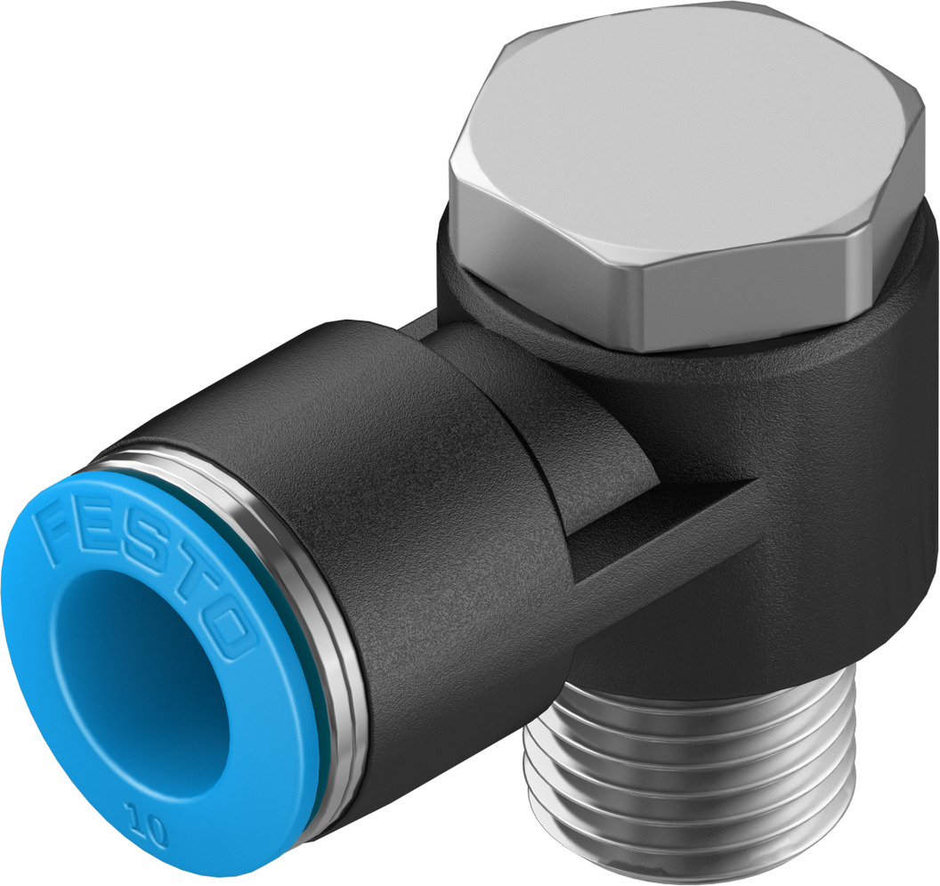 FESTO/费斯托 L 型快插式螺纹接头 QSLV-1/4-10