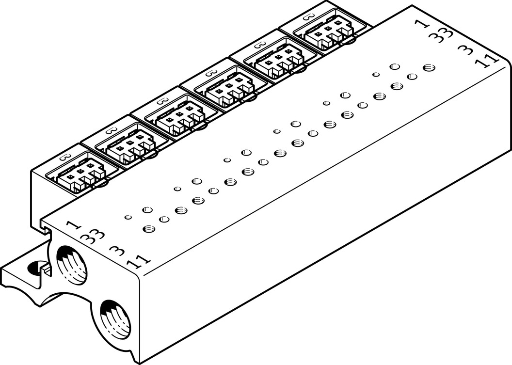 FESTO/费斯托 气路板模块 MHP1-PR2-3-PI