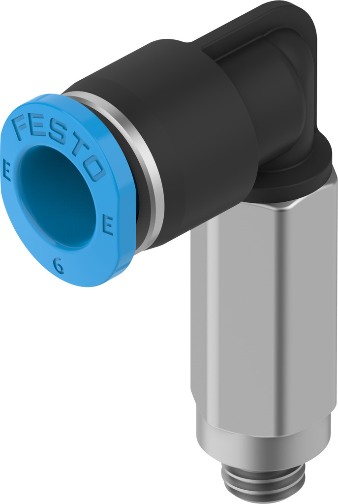 FESTO/费斯托 L 型快插式螺纹接头，加长型 NPQE-LL-M5-Q6-P10