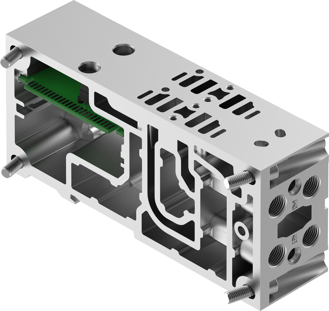 FESTO/费斯托 气路板底座 VABV-S4-2HS-G18-CB-2T2