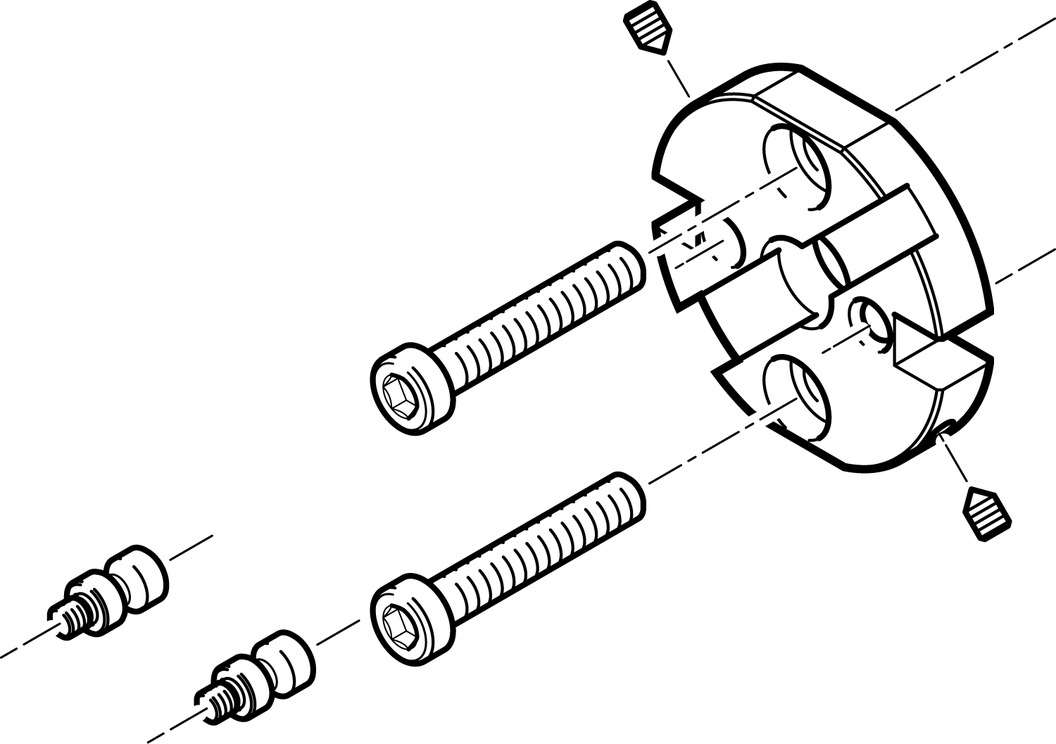 FESTO/费斯托 连接组件 HAPG-SD2-6