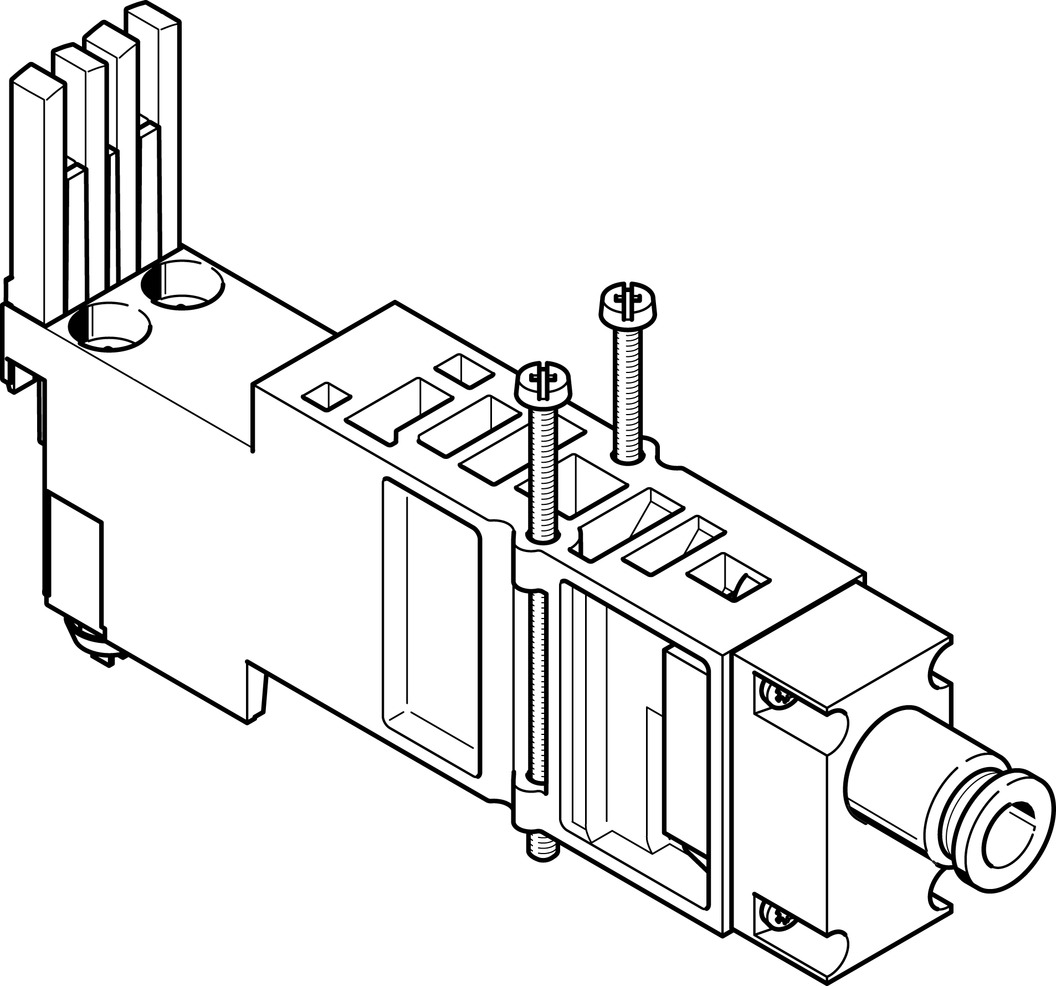 FESTO/费斯托 垂直气源板 VMPA2-VSP-QS8