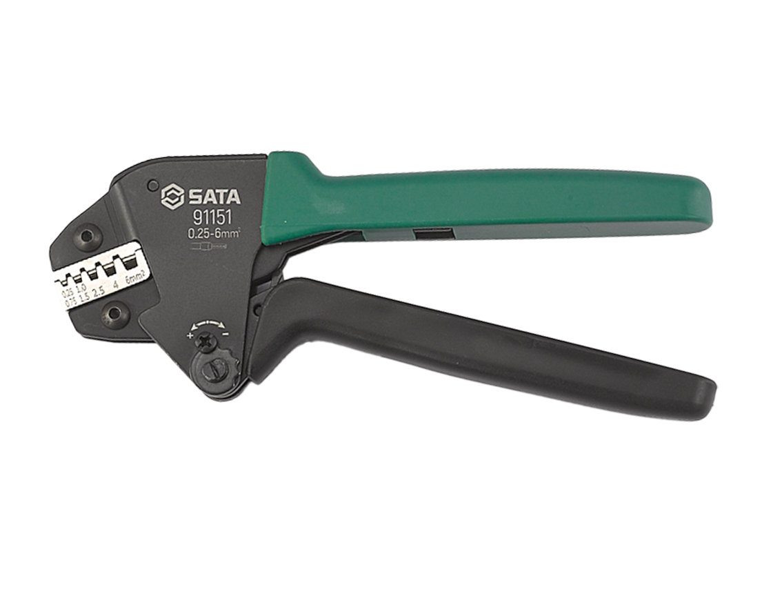 SATA/世达 省力型欧式端子压接钳0.25-6MM² 91151