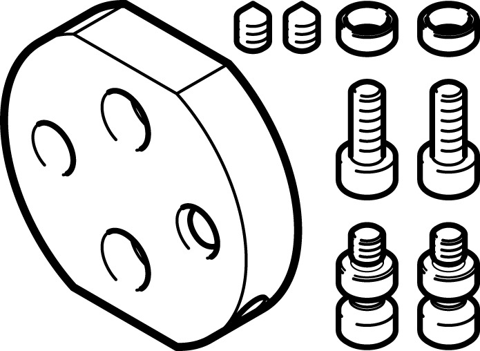 FESTO/费斯托 连接组件 DHAA-G-Q11-32-B2/B3-40