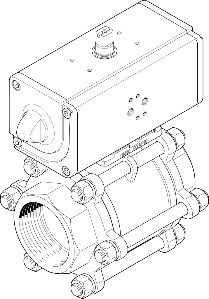 FESTO/费斯托 成套球阀单元 VZBA-4