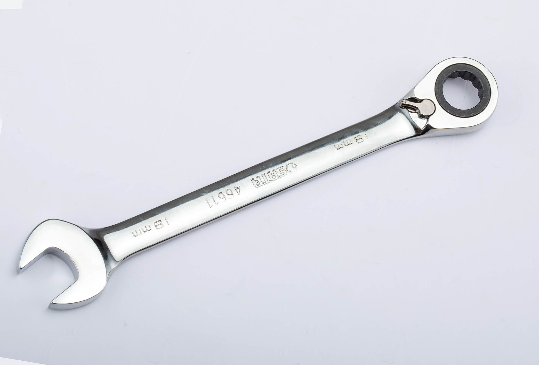 SATA/世达 全抛光双向快扳18MM 46611