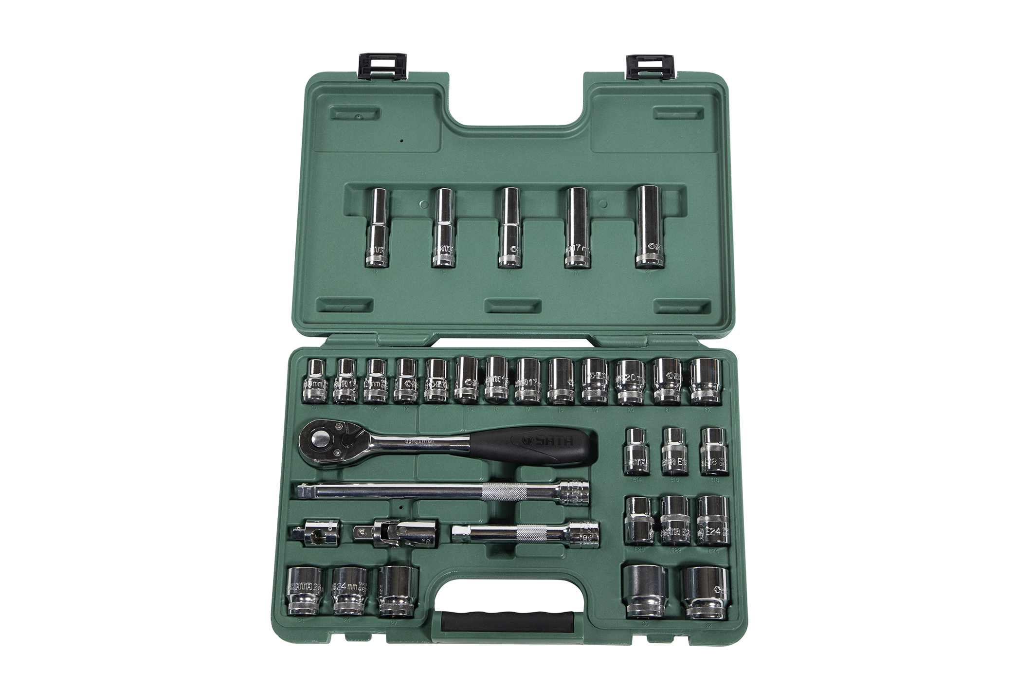 SATA/世达 34件12.5MM系列汽保机修套筒组套 09945