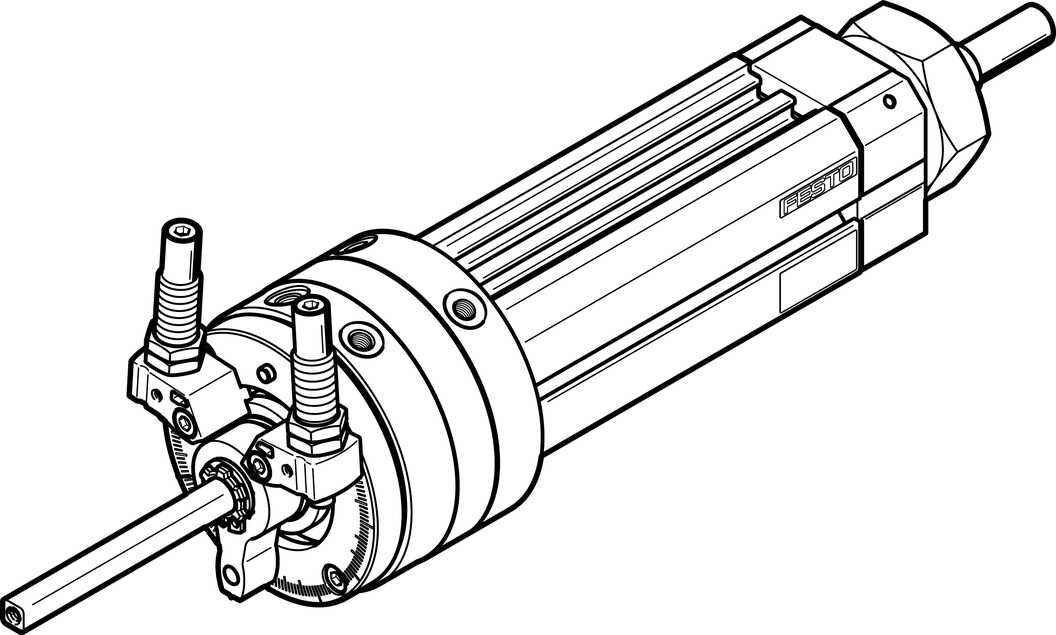 FESTO/费斯托 直线摆动组合缸 DSL-40-125-270-CC-A-S20-B