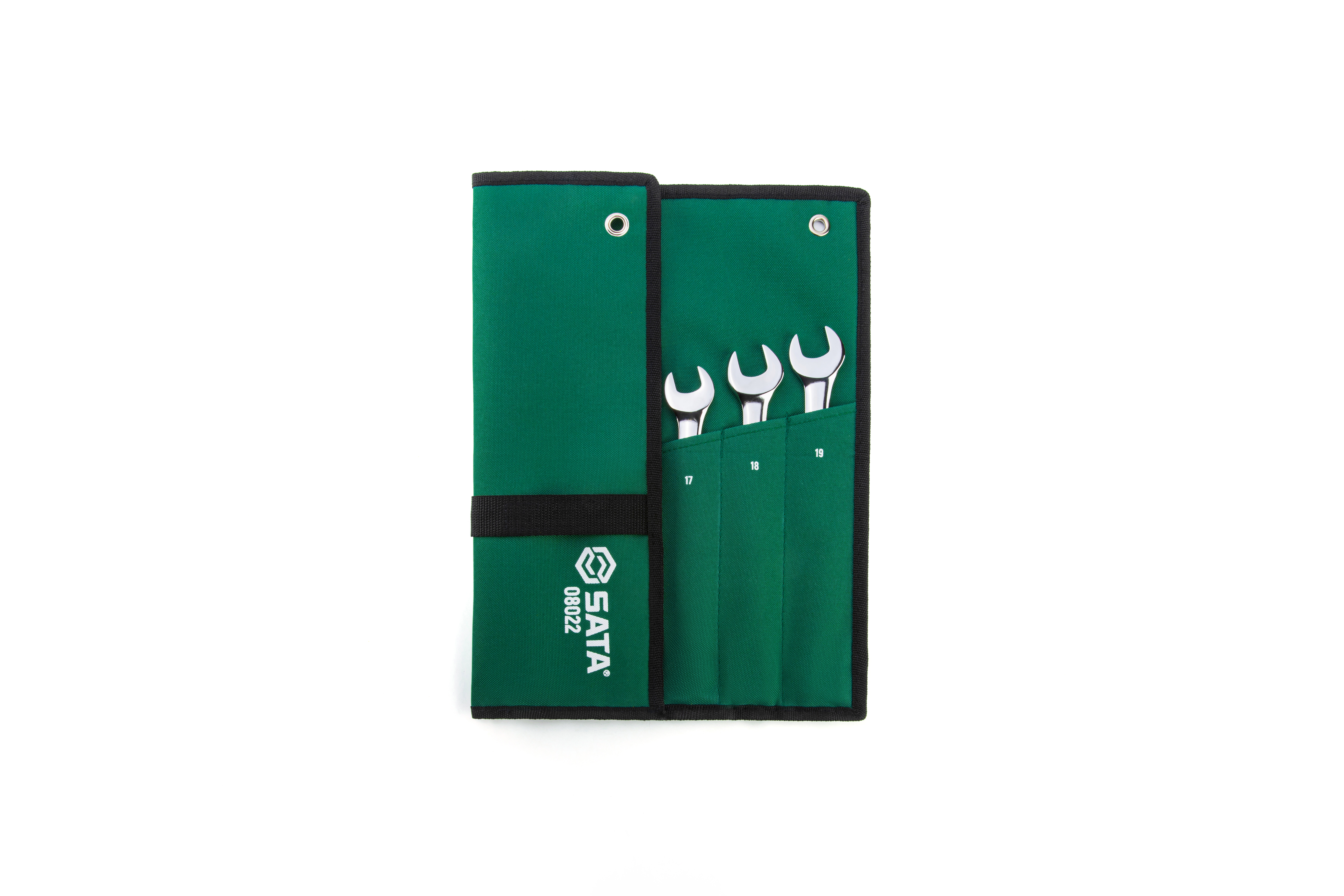 SATA/世达 10件全抛光两用扳手组套 08022