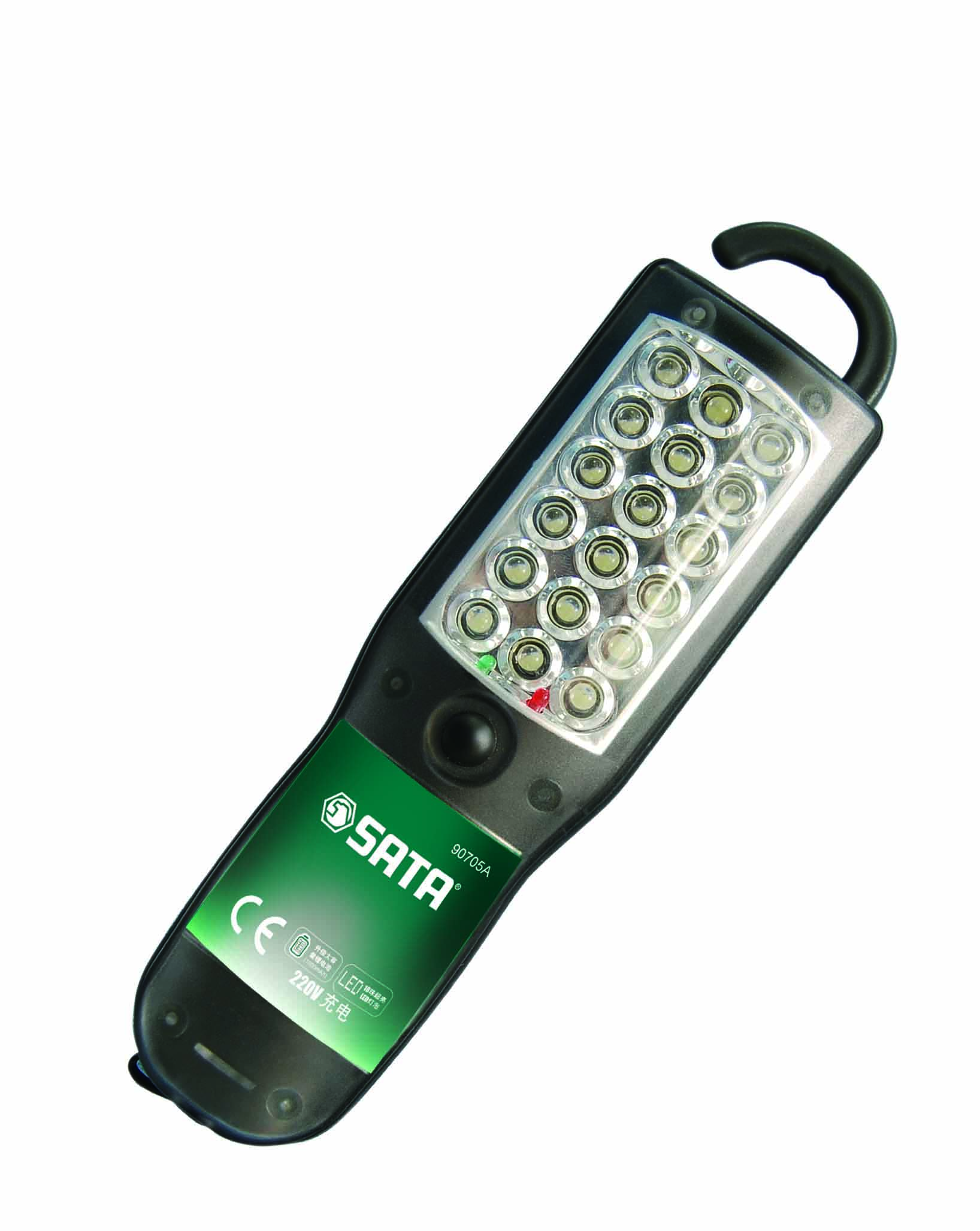 SATA/世达 18LED锂电充电式防水手电筒 90705A
