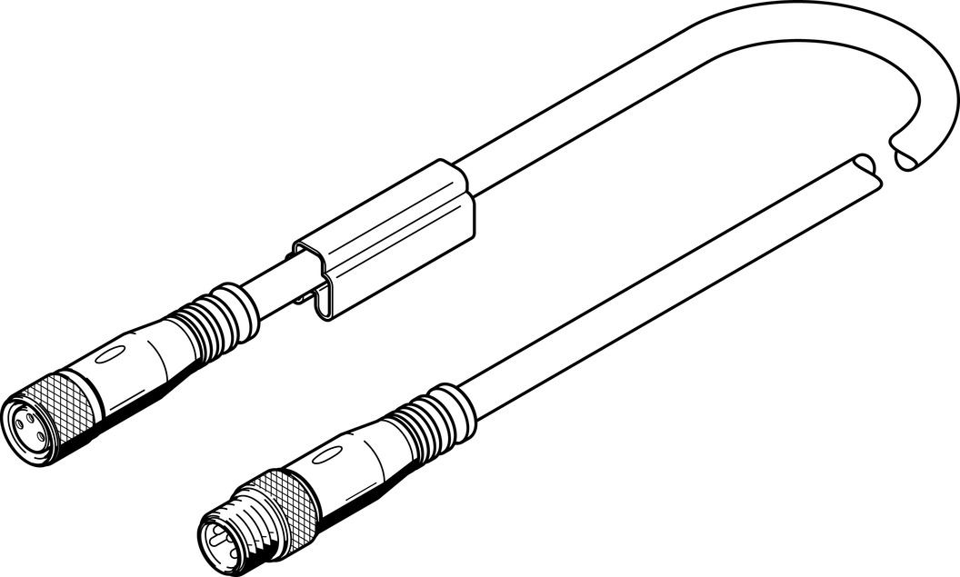 FESTO/费斯托 连接电缆 NEBU-M8G3-K-2.5-M8G4