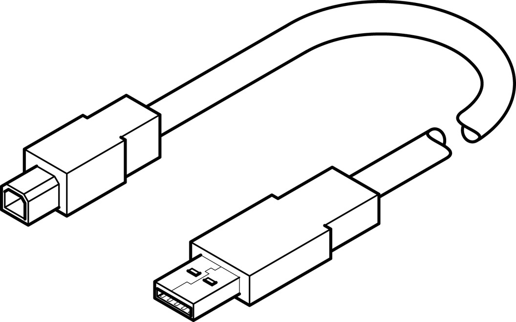 FESTO/费斯托 编程电缆 NEBC-U1G4-K-1.8-N-U2G4