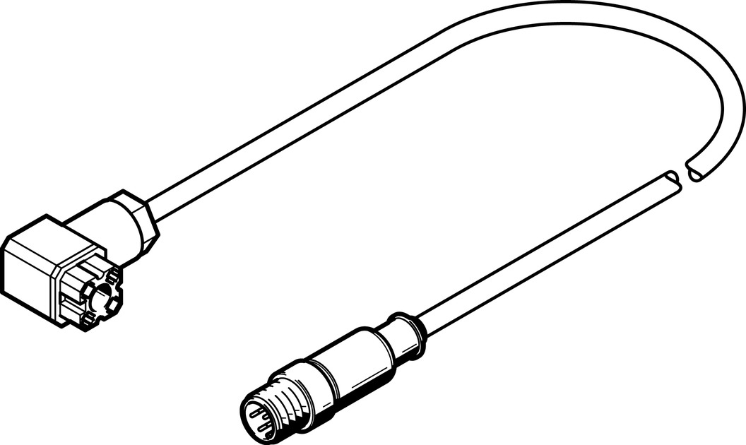 FESTO/费斯托 连接电缆 NEBC-P1W4-K-0.3-N-M12G5
