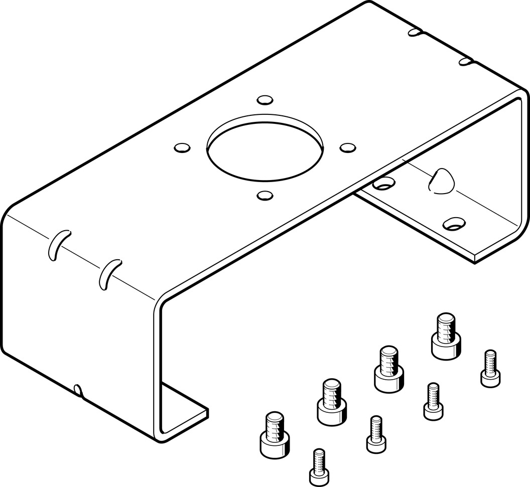 FESTO/费斯托 安装转接件 DARQ-K-P-A2-F05-30-R1