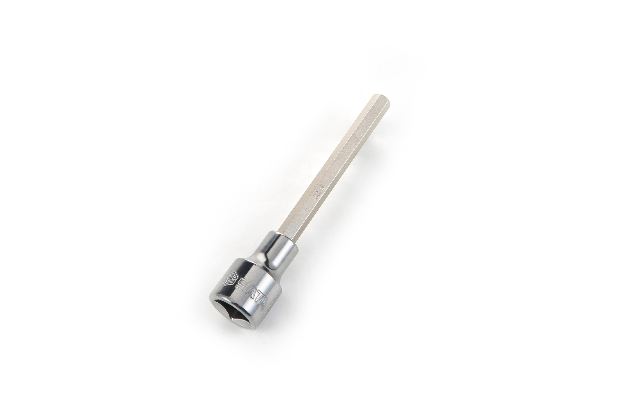 SATA/世达 12.5MM系列120MM长六角旋具套筒8MM 24302