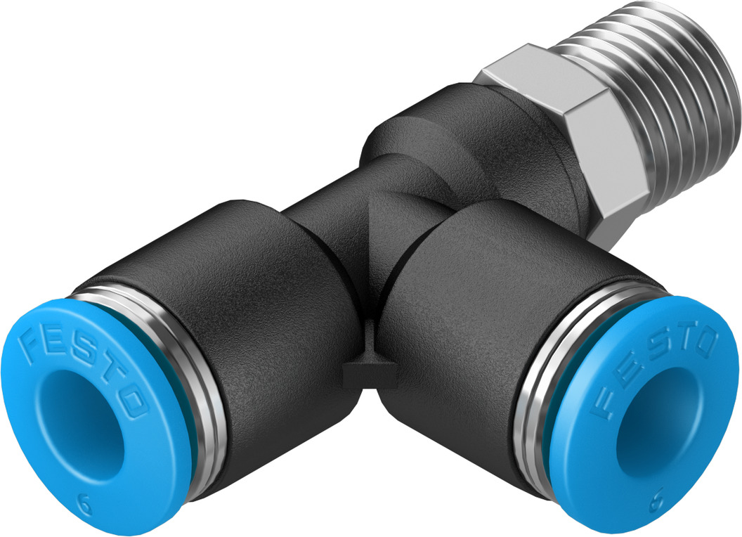 FESTO/费斯托 T 型快插接头 QSTL-1/8-6-100