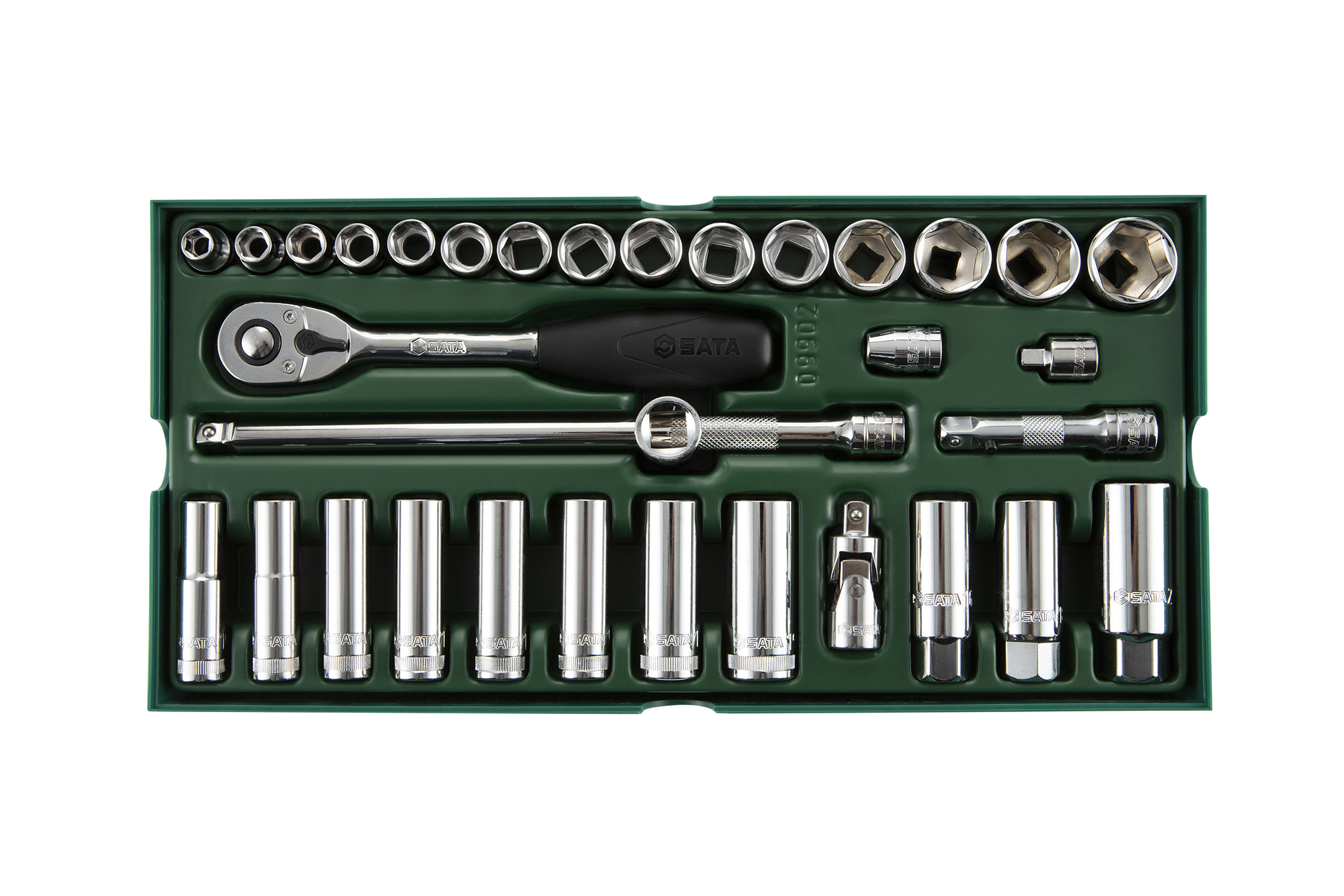 SATA/世达 工具托组套-33件10MM系列套筒 09902